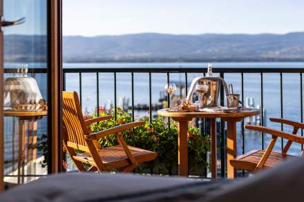 Hotel 4 Etoiles Yvoire Vue du Lac Léman, Balcon Hôtel Restaurant du Port